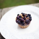 Baked Blueberry Oatmeal Muffins